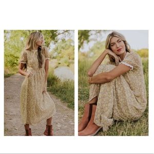 Roolee Wilde Floral Midi Dress